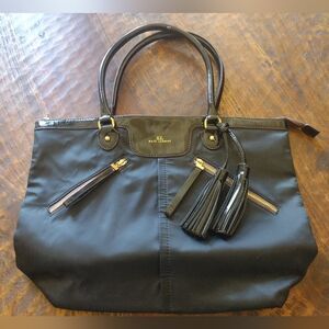Kate Landry Black Nylon Tote